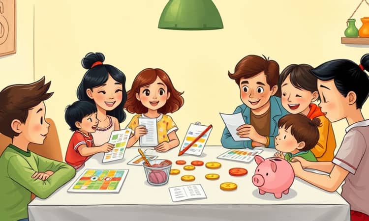 Educación financiera para la familia: Enseña a tus hijos sobre dinero
